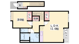 三田駅 バス30分  横谷下車：停歩20分 2階の物件間取画像